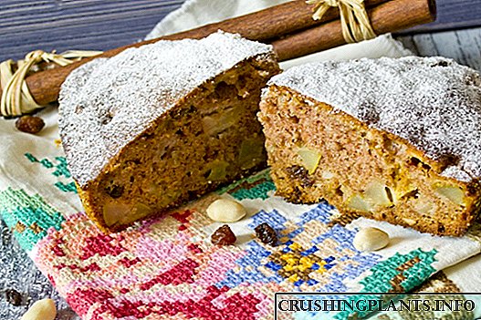 Torta tal-frott bit-tuffieħ, lanġas u ġewż