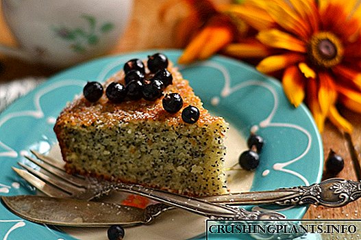 Mannik me fara lulekuqe në kefir - një tortë e thjeshtë dhe e shijshme