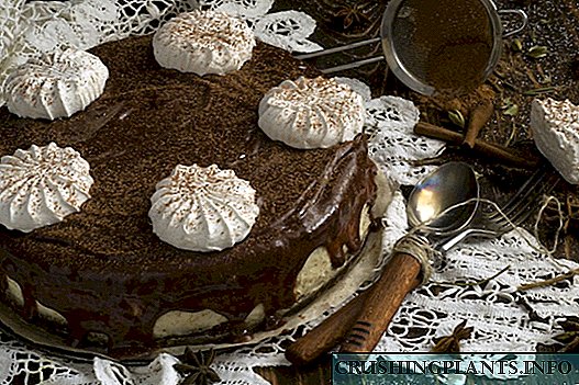 Shokoladli zefir keki
