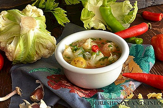 Вегетаријанска супа со карфиол