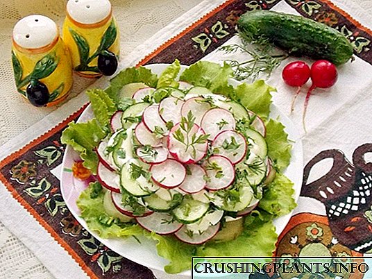 Spring puff salat