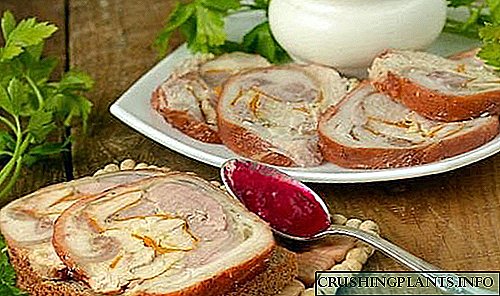 Resep pangsaéna pikeun nyieun daging babi shank roll