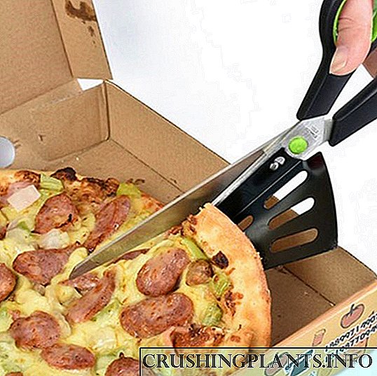 Ora piso gunting saka China kanggo nglereni pizza