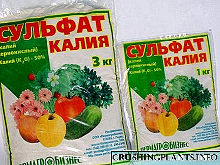 Kaliumsulfaat vir die bemesting van aartappels, komkommers en tamaties