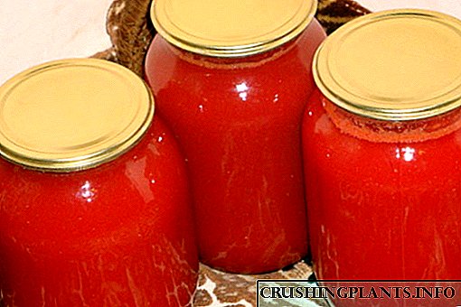 Шарбати помидор дар як афшура барои зимистон