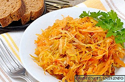 Stew ffres a sauerkraut: nodweddion coginio