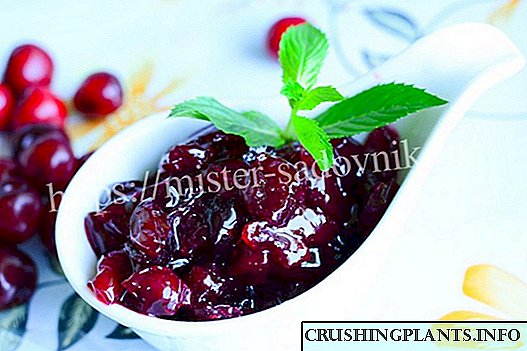 Како да се готви слама џем од сладок цреша - рецепт со фотографија